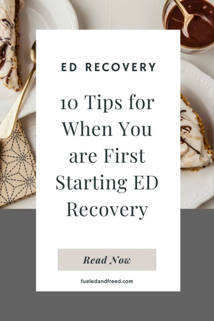 tips for starting ED recovery